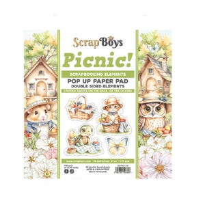 Blocco di carta pop-up Scrapbook Scrapbook 6x6 Picnic!