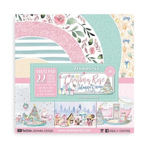 Stamperia Christmas Rose  Scrapbooking Paper pad