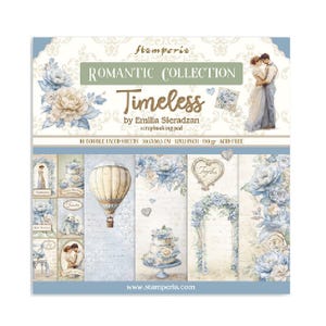 Blocco di carta per scrapbooking Timeless di Stamperia 12x12
