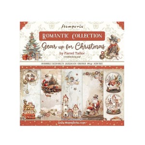 Stamperia Grear up for Christmas Scrapbook paper pad 8x8