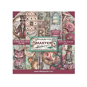 Stamperia Master of magic Scrapbook paper pad 8x8