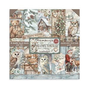 Stamperia The Owl&#39;s House 12x12 Scrapbook Paper pad