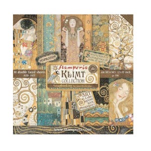 Stamperia Klimt 12x12 Scrapbook Paper pad