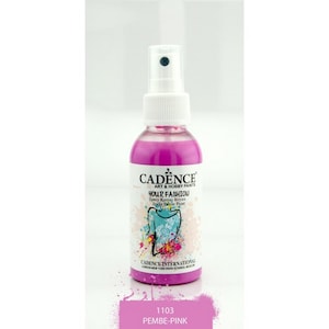 Tinta Spray para Tecido Rosa 1103