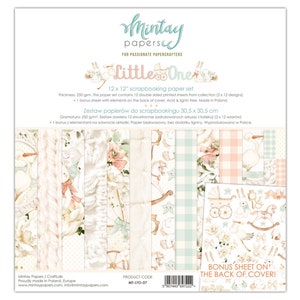 Mintay Scrapbook Paper Pad 12x12 Little One