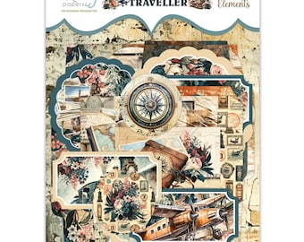 Mintay Paper Die Cuts Traveller Paper Elements