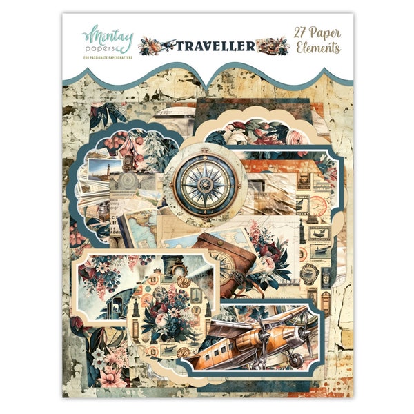 Mintay Paper Die Cuts Traveller Paper Elements