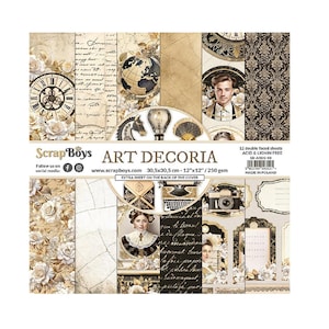 Scrapboys Art Decoria Scrapbook Paper Pad 12x12