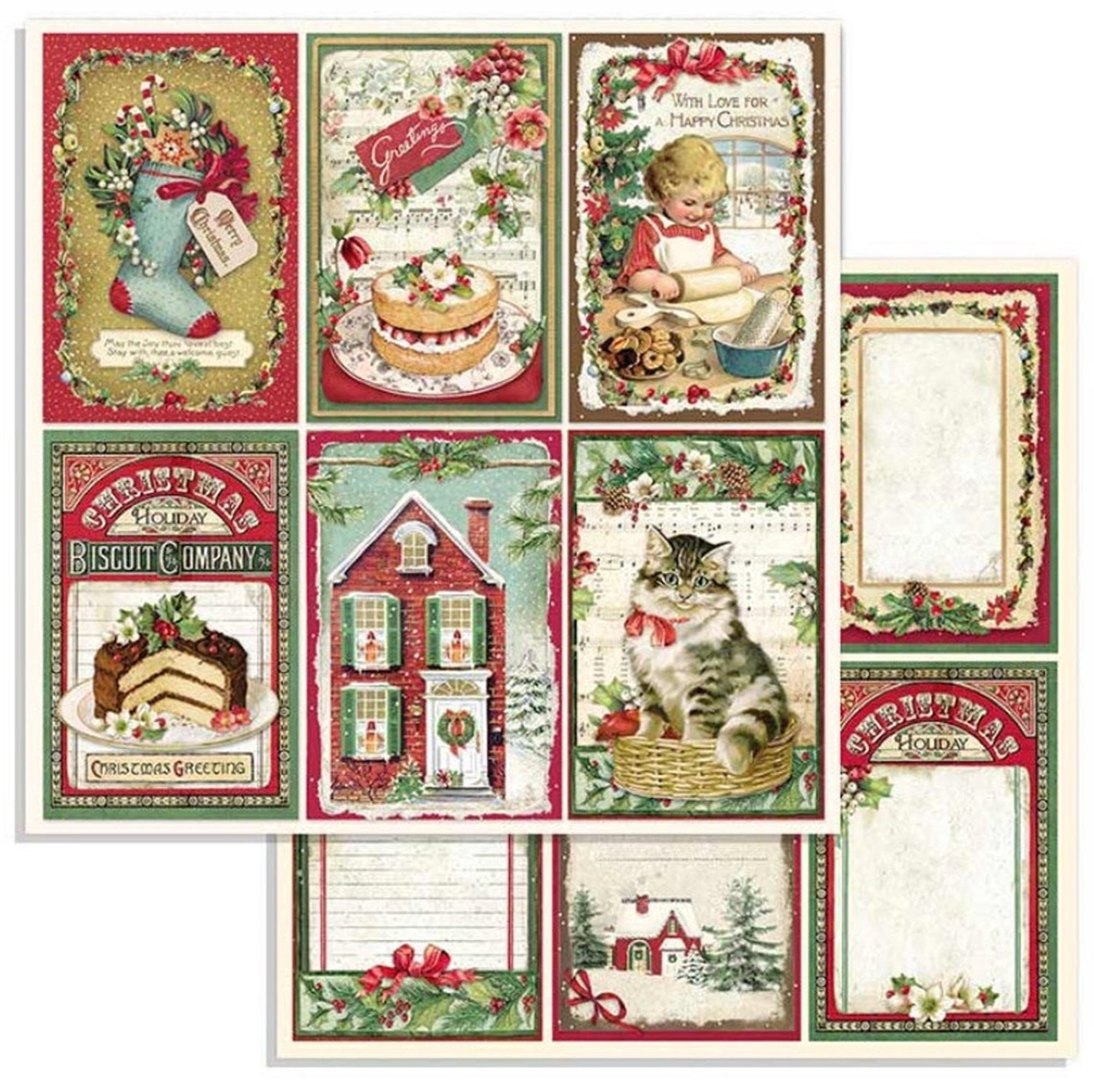 Stamperia Classic Christmas 12x12 Scrabooking Etsy