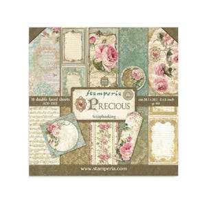 Stamperia Precious Scrapbook paper pad 8 x 8
