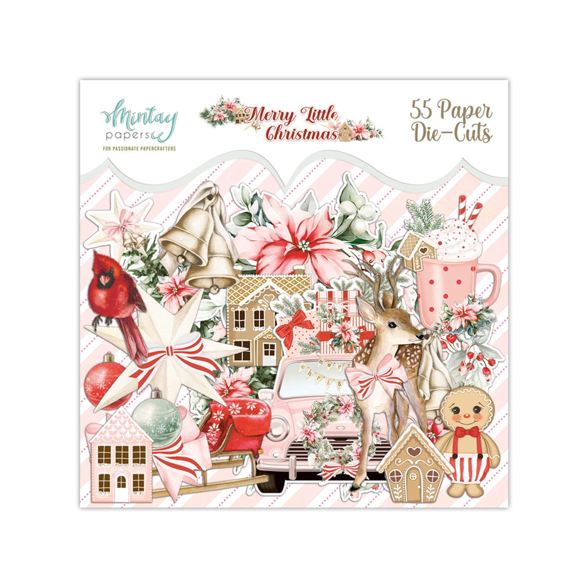 Mintay Paper Die Cuts Merry Little Christmas Etsy