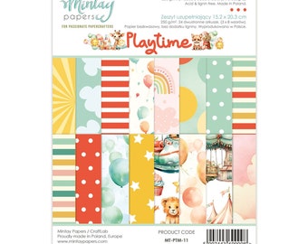 Mintay Scrapbook Paper Pad 6x8 Playtime