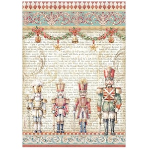 Papel Arroz A4 Stamperia DFSA 4942
