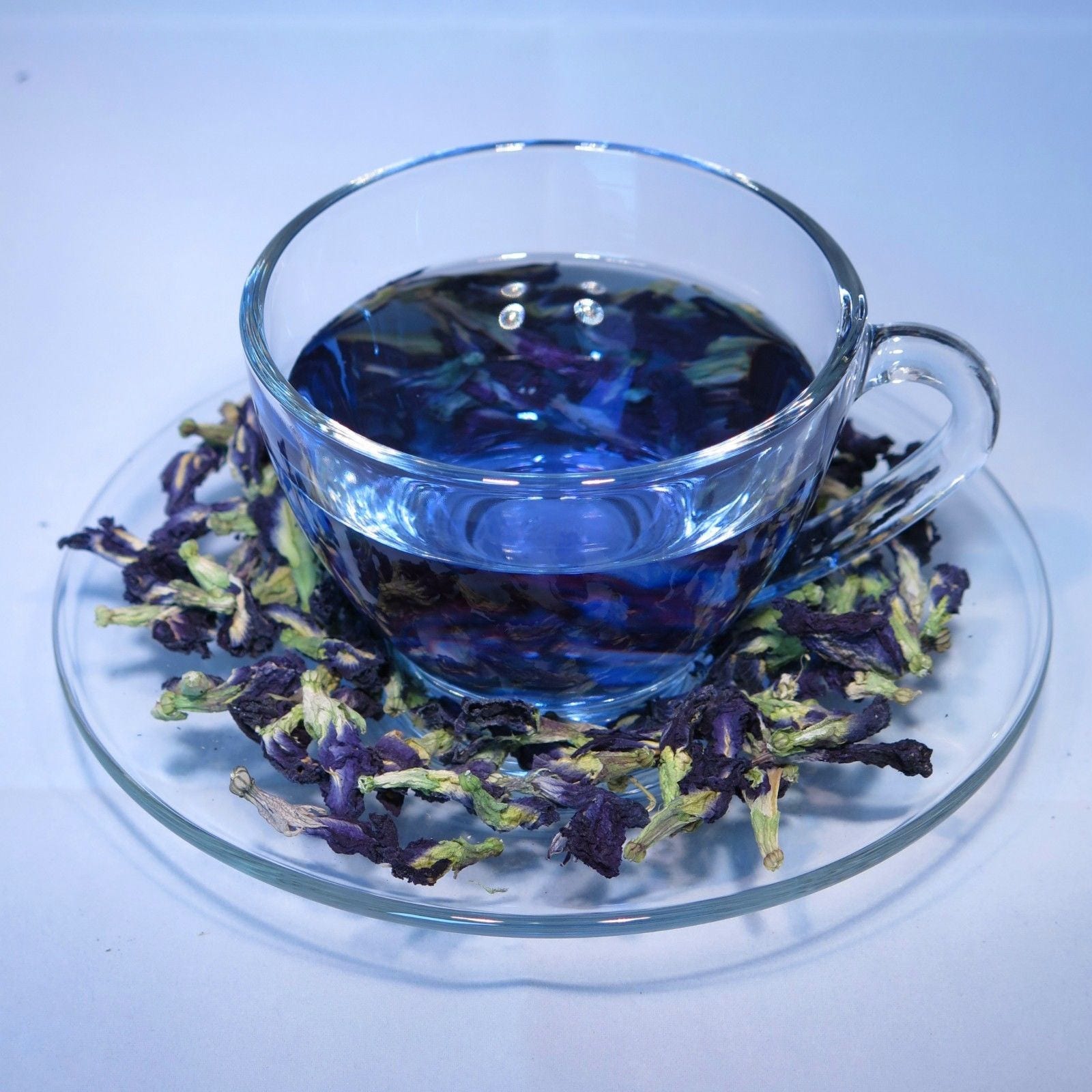 Thai Dried Butterfly Pea Tea Flower Organic Natural Herbal Etsy