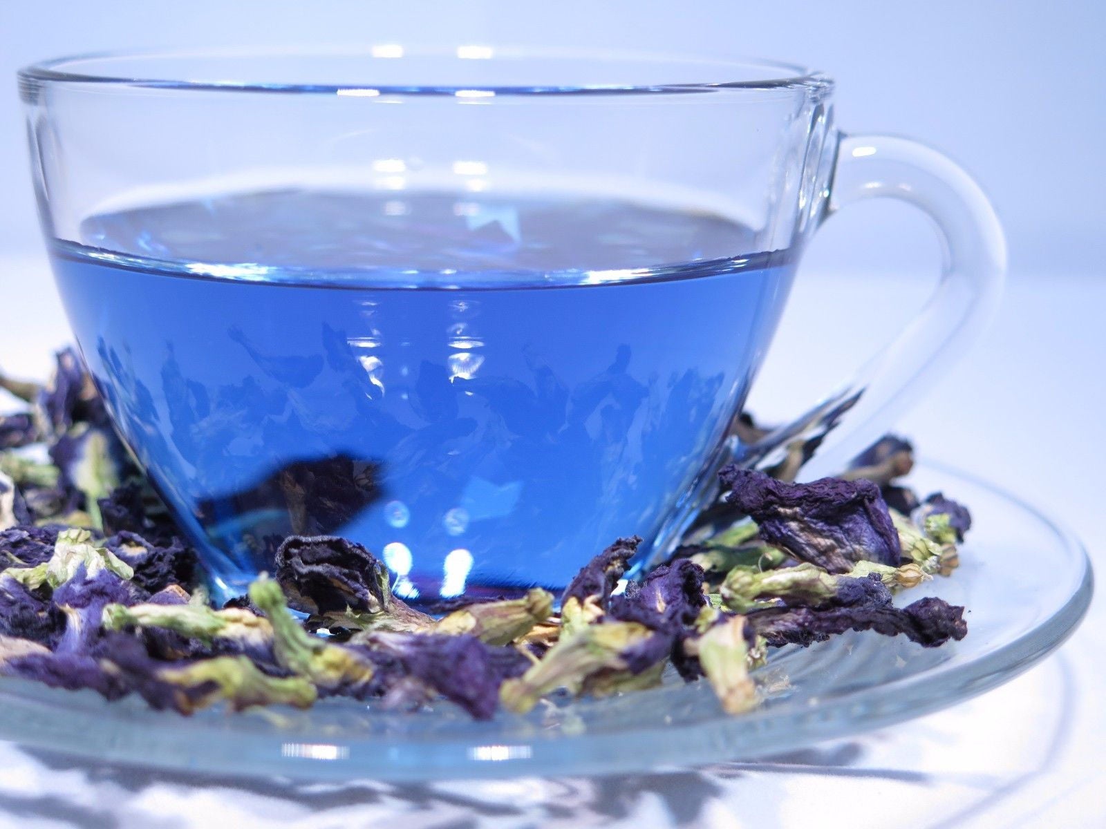 Thai Dried Butterfly Pea Tea Flower Organic Natural Herbal Etsy