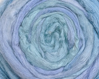 Pure Tussah Silk Fibre 25g Mermaid
