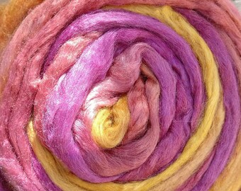 Pure Tussah Silk Fibre 25g Mermaid