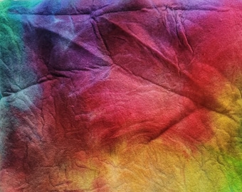 Hand Dyed 19 Micron Merino Wool Prefelt- 75x75cm- Summer