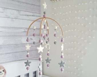 Lavender Baby Mobile Etsy