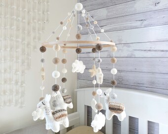Llama Baby Mobile Etsy Llama Baby Mobile Etsy