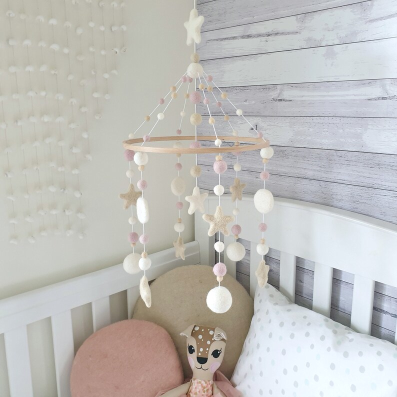 Baby Mobile Nursery Mobile Star Cot Mobile Crib Mobile Etsy