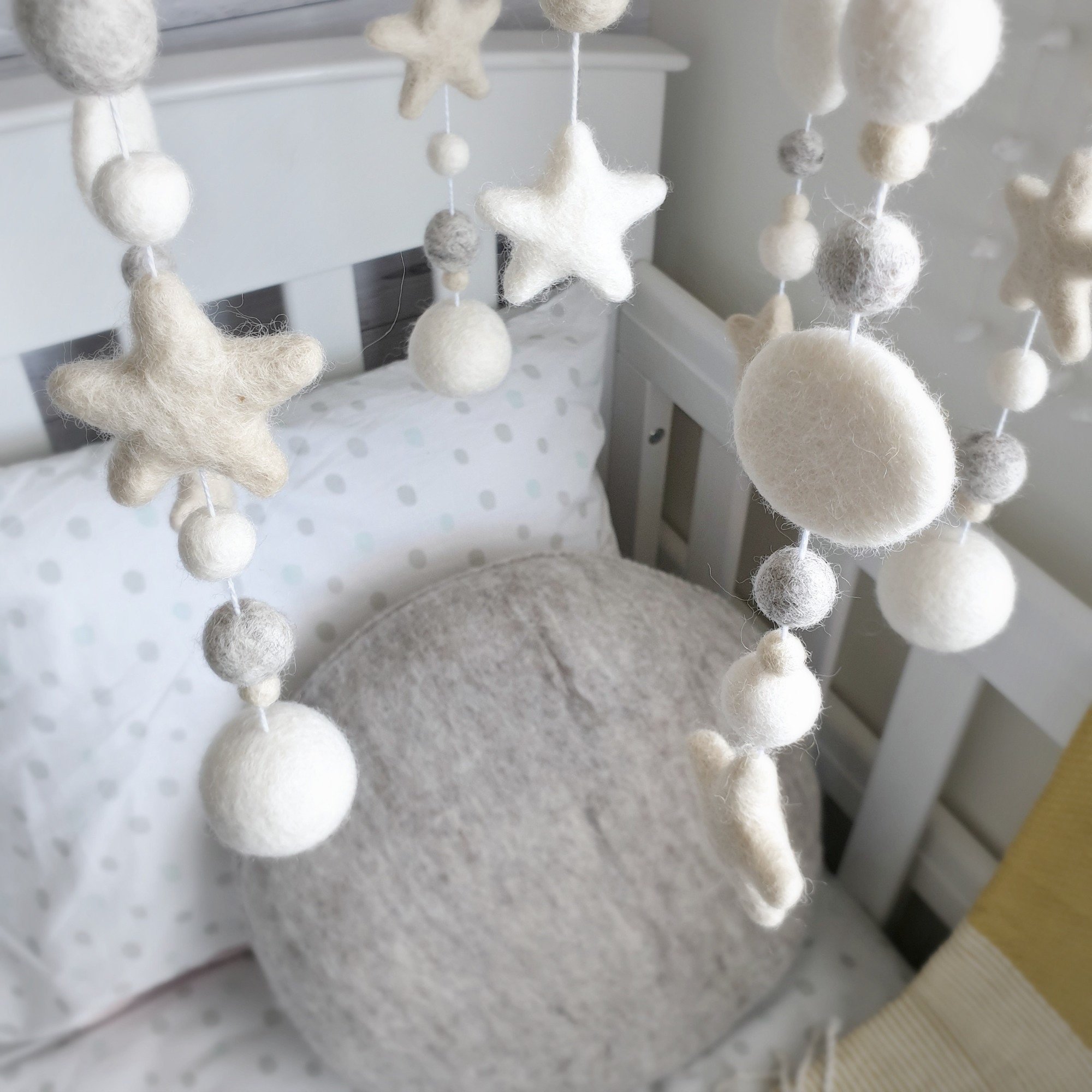 Neutral & Natural Baby Mobile Nursery Mobile Boy Cot Mobile Etsy Canada