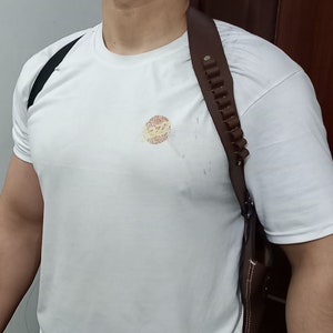 Estetycznie wykonana skórzana kabura na rewolwer Taurus kalibru .38, 44 mag i podobne.