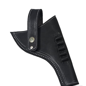 Handcrafted Leather Revolver Holster: Universal Clip, Style & Quality