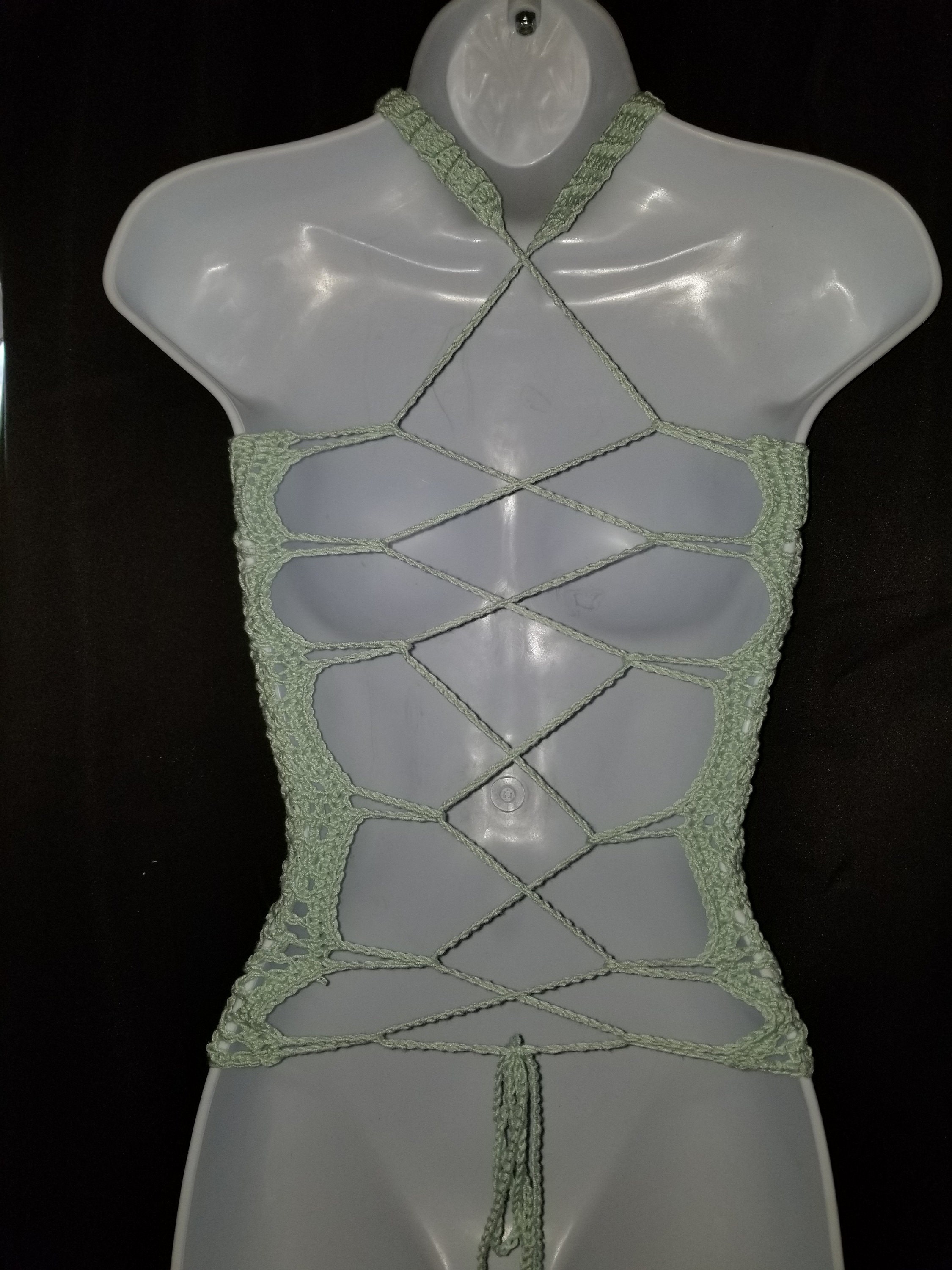 Crochet Pattern Crochet Criss Cross Halter Top pattern Etsy