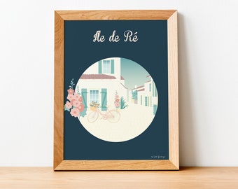 Ile de Ré Travel Poster