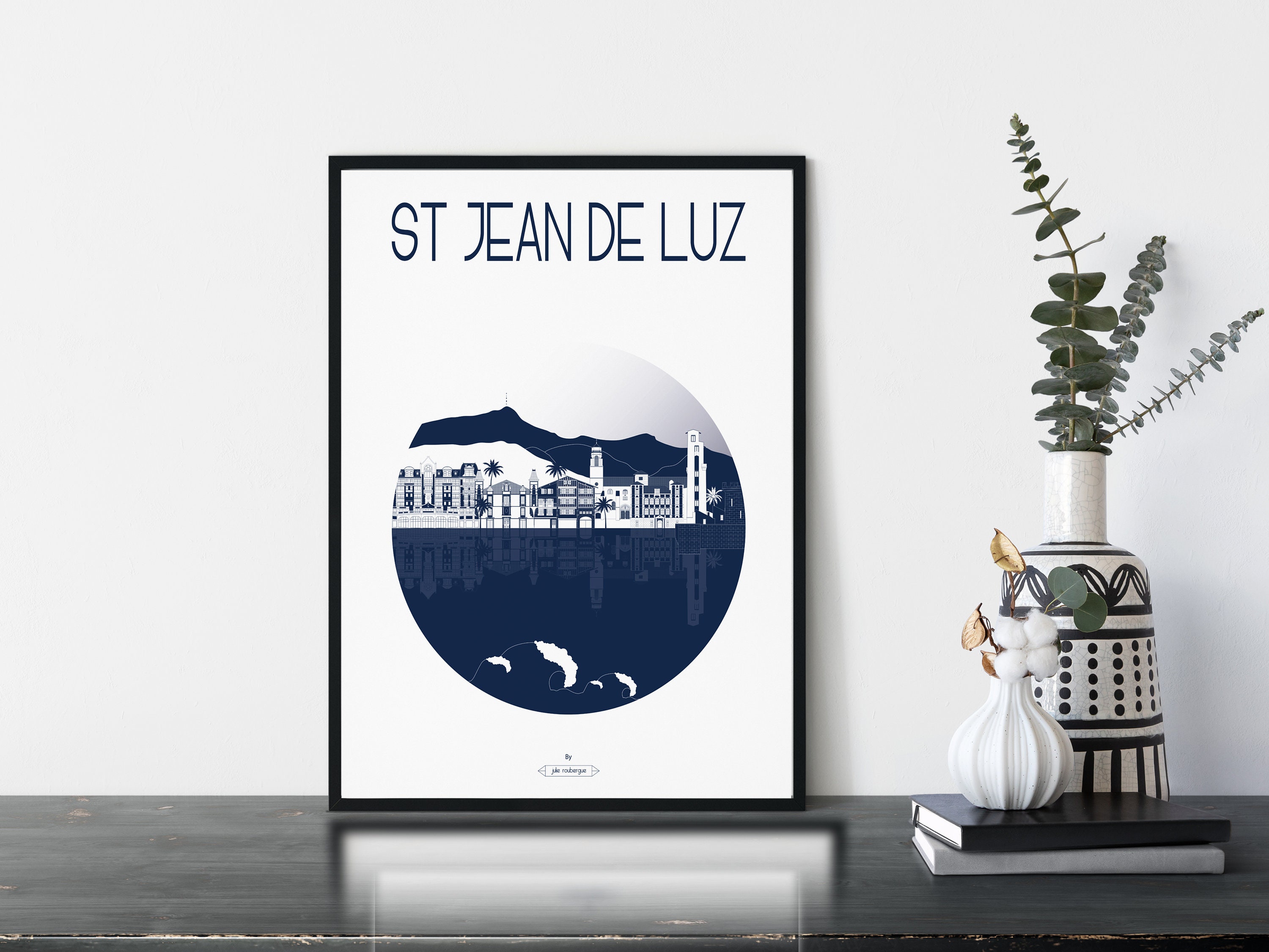 Affiche Murale et Décorative Saint Jean de Luz, La Ville