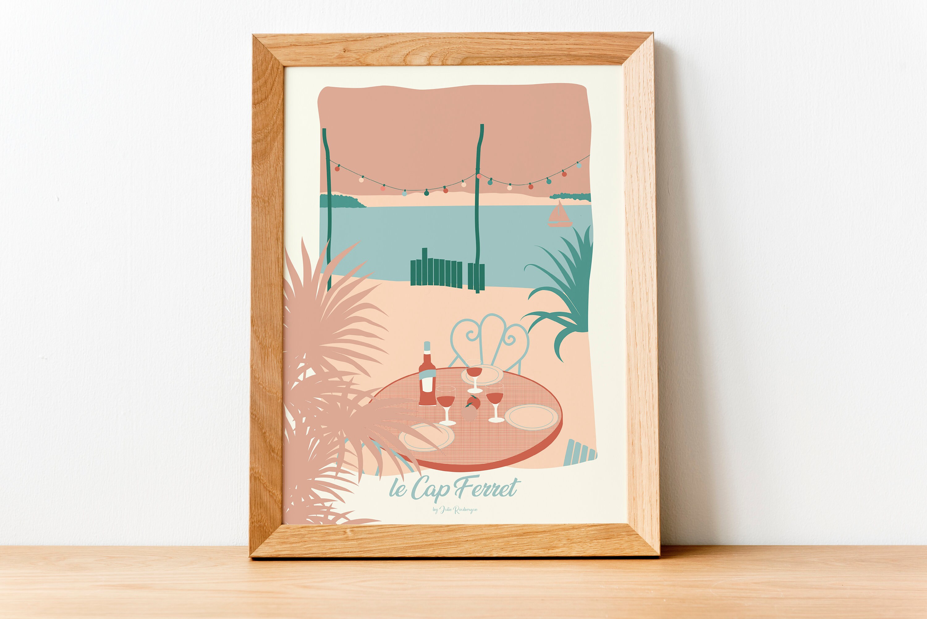 Affiche Murale et Décorative Cap Ferret, La Cabane Winter