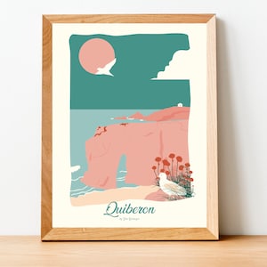 Cartaz de viagens de Quiberon, O Arco de Port Blanc