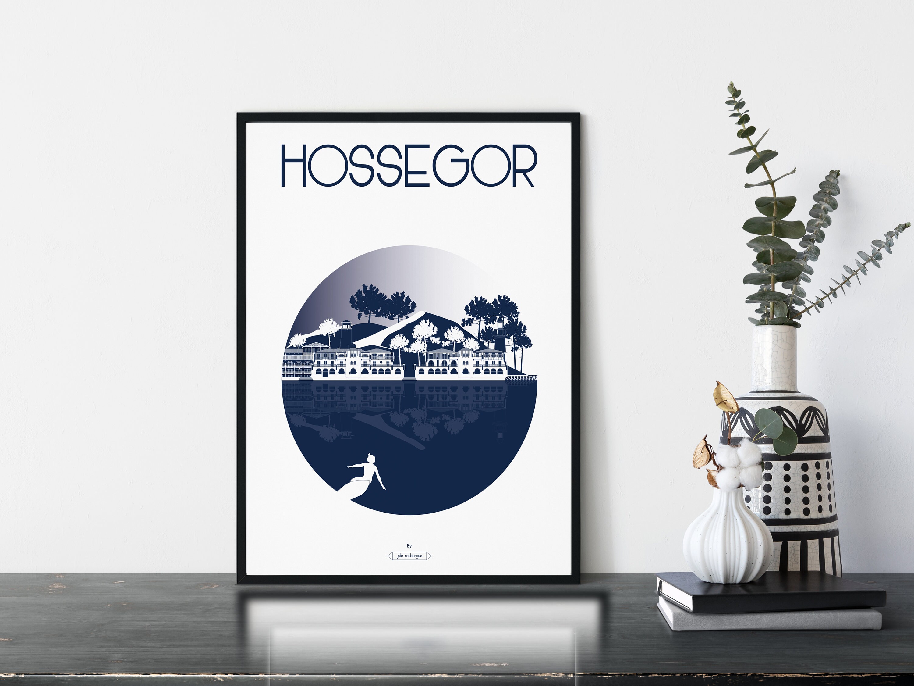 Affiche Murale et Décorative Hossegor, La Ville