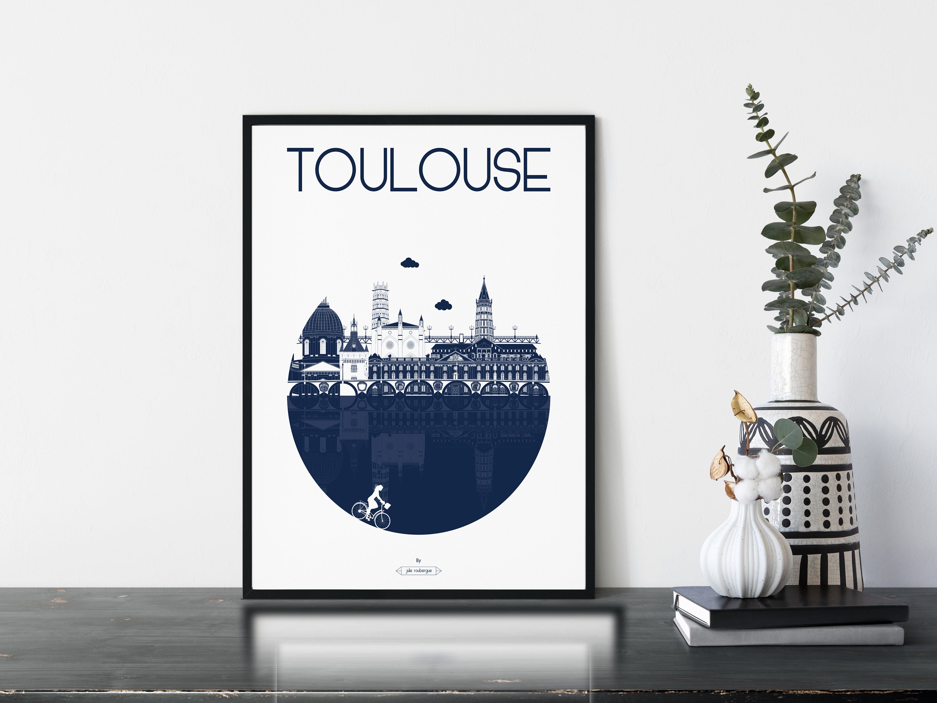 Affiche Murale et Décorative Toulouse, La Ville