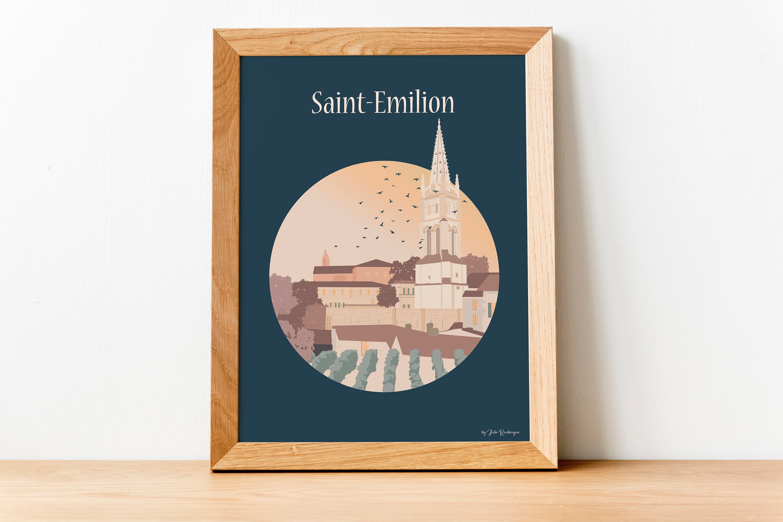 Affiche Murale et Décorative Saint Emilion, Le Village