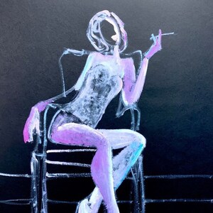 Woman Sitting - Study by Ryan  Louder