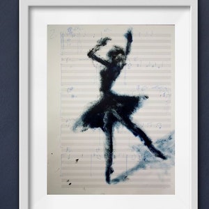 Ballerina 12x16 A3 stampa su carta Hahnemhle - Arte onirica di Ryan Louder