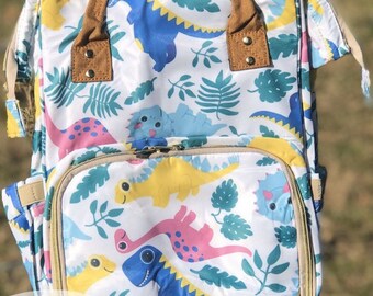 dinosaur diaper bag backpack