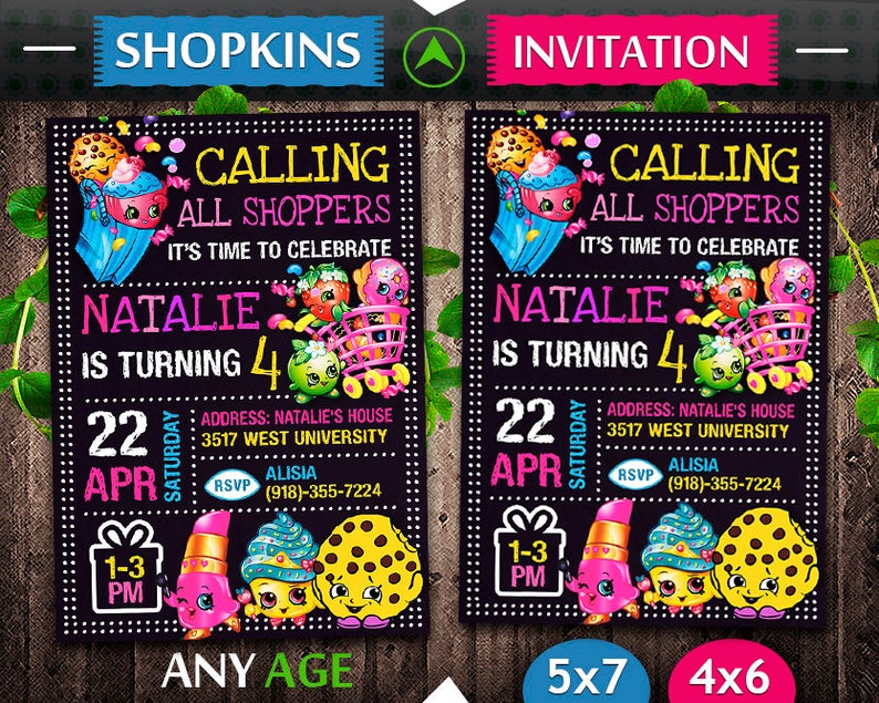 Shopkins Invitation, Shopkins Birthday, Shopkins Invite, Shopkins Get together, Shopkins Printable, Shopkins Electronic, Shopkins Card photo relating to Printable Shopkins List identified as Shopkins Invitation, Shopkins Birthday, Shopkins Invite, Shopkins Get together, Shopkins Printable, Shopkins Electronic, Shopkins Card