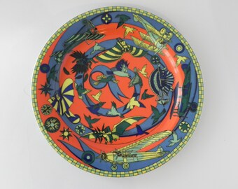 Dinner Plate * AIRBORNE * from the Series VOYAGE by Suisse Langenthal, Made in Switzerland