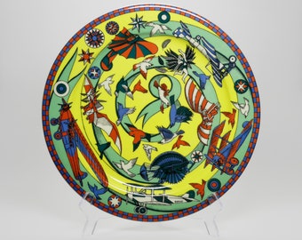 Dinner Plate * AIRBORNE * from the Series VOYAGE by Suisse Langenthal, Made in Switzerland