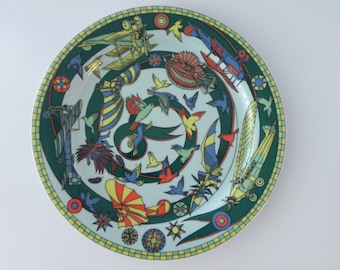 Dinner Plate * AIRBORNE * from the Series VOYAGE by Suisse Langenthal, Made in Switzerland