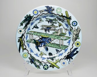 Deep Plate * WORLD CRUISER * from the Series VOYAGE by Suisse Langenthal, Made in Switzerland