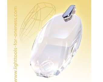 Crystal Energy Healing Pendant, High Vibration, LightTools for Oneness