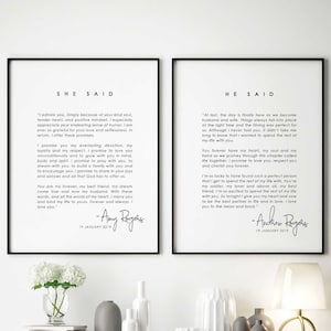 Vœux imprimés - Imprimez mes vœux - Impression souvenir personnalisée (lot de 2) - Cadeau de mariage - Vœux imprimés