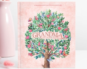Guided Journal Keepsake Gift for Grandma to write her memories - Grandma Gift - Grandmother