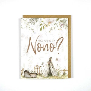 Tarjeta griega de El Padrino - ¿Quieres ser mi Nono? - Tarjeta de felicitación