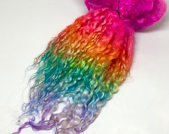Mechones de pelo teñidos a mano "Tequila Moonrise" Masham, 50 g