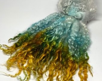 Hand Dyed " Mountains " Masham Locks, 50g